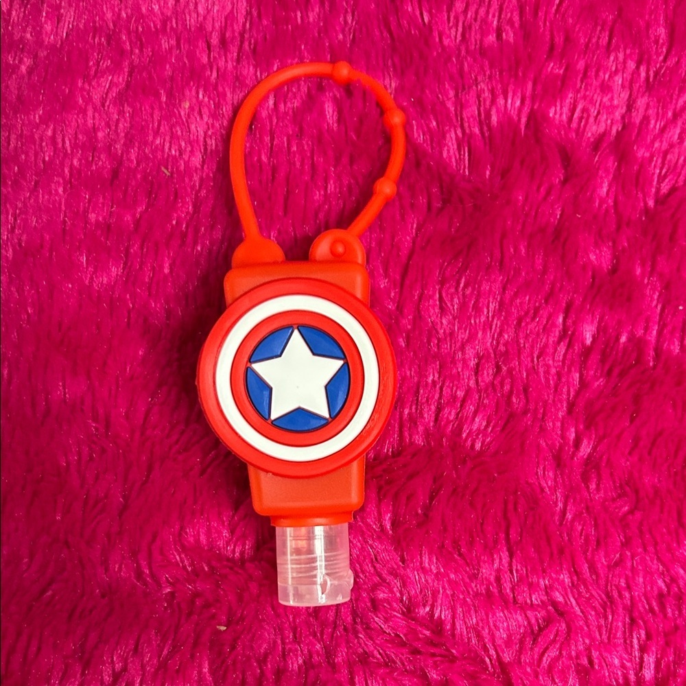 Captain America Hand Sanitizer Holder With Hand Sanitizer